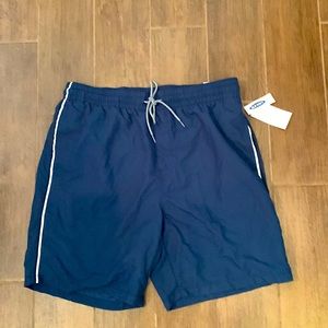 BRAND NEW W/TAGS Mens navy swimsuit from Old Navy. Fully lined. Size Large.